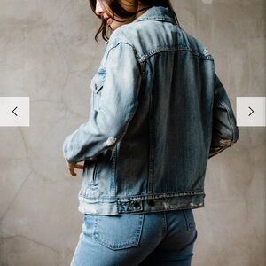 Able Merly Denim Jacket in Size L in original wash.
